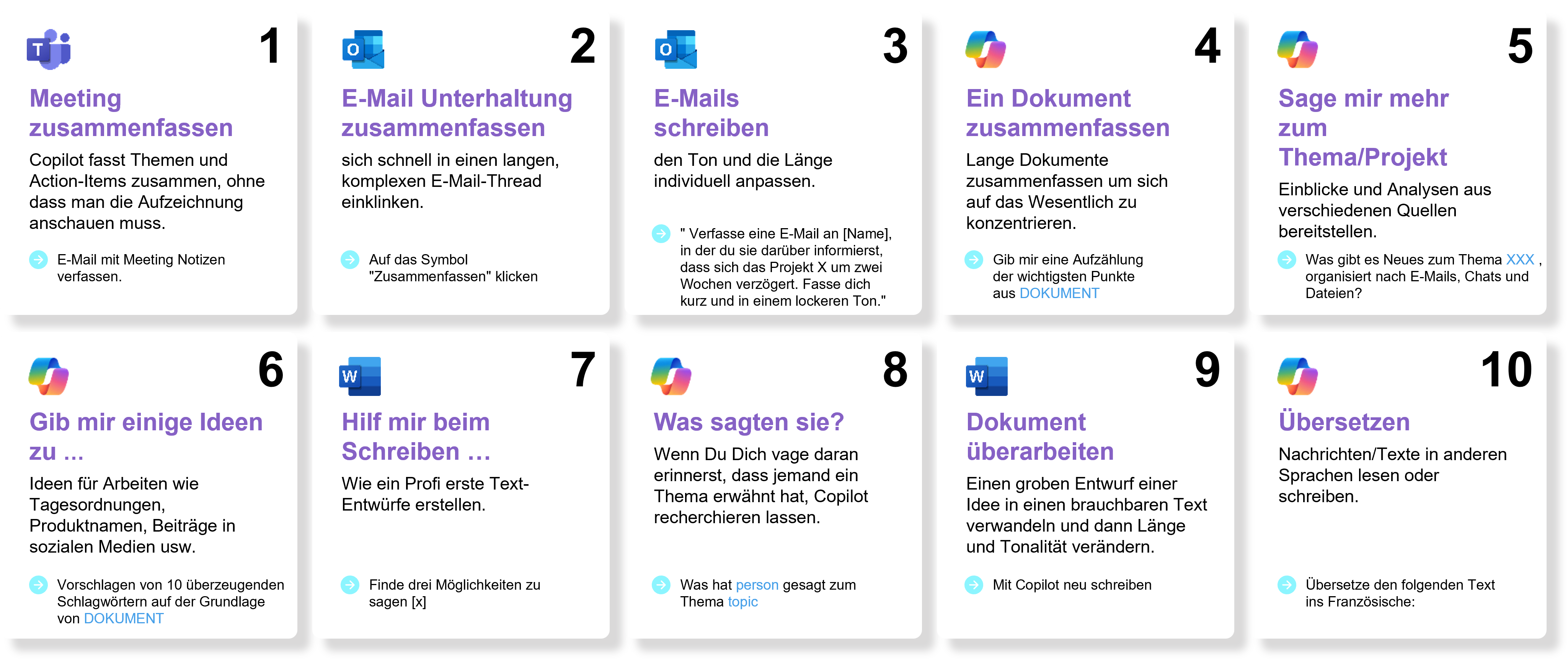Top 10 Dinge mit CoPilot